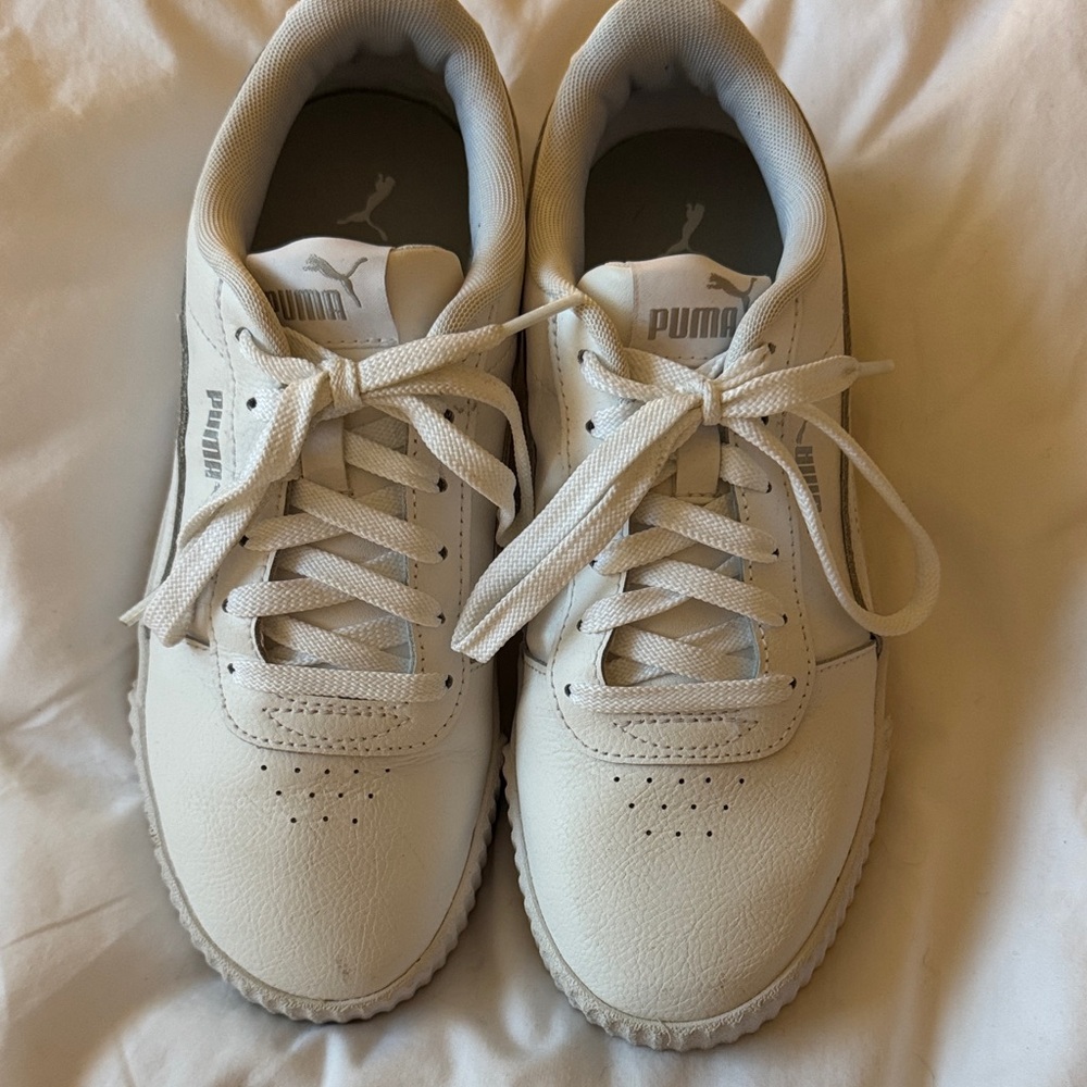 Puma Kids Cream Sneakers